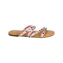 Fifth &amp; Luxe Studded Slide Sandals - £33.10 GBP