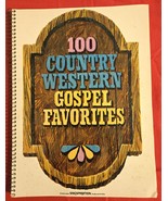 100 COUNTRY WESTERN GOSPEL FAVORITES 1975 Singspiration SONGBOOK Spiral ... - $19.79