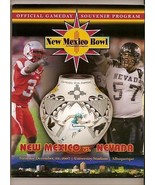 2007 New Mexico Bowl Program New Mexico Lobos Nevada Wolf pack - $1,602.91 MXN