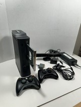 Microsoft Xbox 360 120GB Console Bundle 2 Controllers + cords + Kinect + Adapter - $58.79