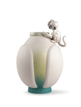 Lladro 01009499 Monkey Vase New - £866.00 GBP