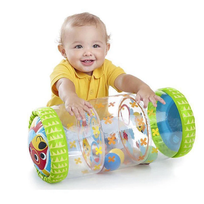 0 12 Months Baby Rattles Crawling Toys Inflatable Early Development Fitness Toys - £12.96 GBP