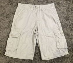 SouthPole Cargo Shorts Mens 34 Gray Baggy Y2K Hip Hop Grunge Utility Poc... - $14.93