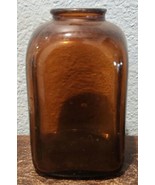 Antique Snuff Bottle from the late 1800&#39;s Orange Amber 3 Dots - $17.72