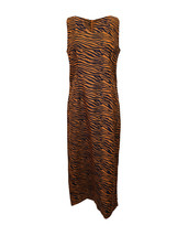 Lisa Marie Fernandez Zani Zebra-Print Mini Dress In Linen Women Brown Si... - $93.10