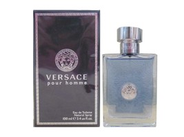 Versace Pour Homme 3.4 Oz Eau De Toilette Spray Sealed Box By Versace - £46.12 GBP