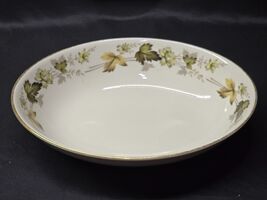 Vintage ROYAL DOULTON 9.5&quot; Oval Vegetable Bowl LARCHMONT Pattern - England - $31.05 CAD