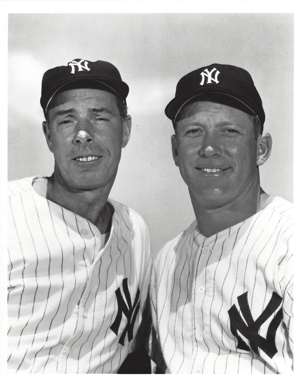 MICKEY MANTLE & JOE DiMAGGIO 8X10 PHOTO NEW YORK YANKEES NY MLB BASEBALL PICTURE - £3.90 GBP