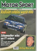 Motor Sport Magazine November 1994 Schumacher Wins On F1 Return Ls - £2.96 GBP