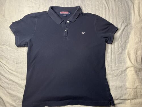 Vineyard Vines Whale Polo Short Sleeve Youth XL Blue - $9.90