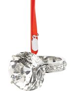 Lenox 2020 Engagement Ring Ornament Wedding Proposal Crystal Christmas G... - £18.77 GBP