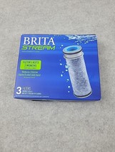 3-pack Brita Stream Filters / 3 Replacement Cartridges -- New &amp; Sealed #0B05 - £13.25 GBP