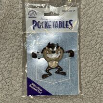 Vintage 1996 Looney Tunes Taz Tasmanian Devil Pocketables / Bookmark App... - $13.94
