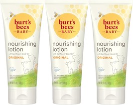 Burt&#39;s Bees Baby Nourishing Lotion, Original Scent Baby Lotion - 6 Ounce Tube -  - £37.16 GBP