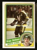 Minnesota North Stars Brian Bellows 1984 Topps Hockey Card #17 - £0.39 GBP