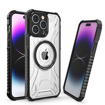 Magnetic Phone Case for iPhone 11 13 Pro Max 14 Plus 12 Mobile Cases Anti Yellow - £9.31 GBP