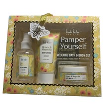 Nicole Miller Relaxing Bath &amp; Body Set New Boxed Sealed 3 Pc Set - £5.28 GBP