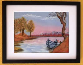 Douglas Lake Sunrise - boat - water - river - sunset - £39.18 GBP