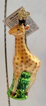 2003 Old World Christmas Baby Giraffe Glass Ornament with Tag - £22.49 GBP