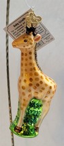 2003 Old World Christmas Baby Giraffe Glass Ornament with Tag - £22.55 GBP