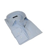 Men&#39;s Shirt By CASILA Turkey Cotton Blend Long Sleeves 502050-05 Blue Ch... - $752.14 MXN