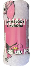 Sanrio Kuromi &amp; Mymelody Silk Touch Throw Blanket, Sleep Over Fun 40&quot;X50&quot;, New - £11.18 GBP