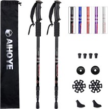 Aihoye Trekking Poles For Hiking, 2 Pack Collapsible, Lightweight, Anti-Shock, - £29.24 GBP