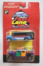 1999 Halloween Bus - Wild Hummer Fast Lane Die Cast Twin Pack Toys &quot;R&quot; Us HW21 - £15.22 GBP