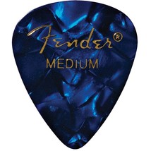 Fender 351 Shape Premium Celluloid Electric Guitar Picks 12-Pk Medium Bl... - $23.99