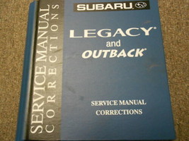 2002 Subaru Legacy Service Repair Shop Manual Corrections FACTORY OEM BO... - $50.05