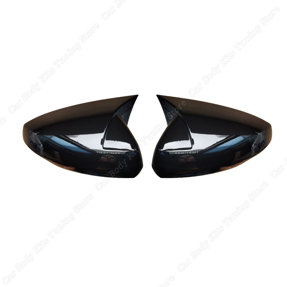 For 6 MK6 Tsi Tdi Mpi Gti Gtd 2017-2021 Gloss Black Side Rear View Mirror Cap - £68.70 GBP