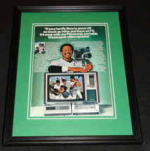 Reggie Jackson Facsimile Signed Framed 1981 Panasonic Advertising Display - £39.51 GBP