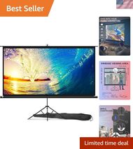 Projector Screen with Stand 100 inch - Indoor and Outdoor Projection Scr... - $346.28