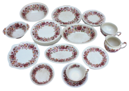 26 LOT VTG 1940s F.B.&amp;Co. JOHNSON BROS ENGLAND WINDSOR WARE MARGARET ROSE - £66.69 GBP