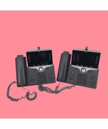 Lot of 2 Cisco CP-8865-K9 Wi-Fi IP VolP Video Business Desk Phone #L6356 - £52.59 GBP