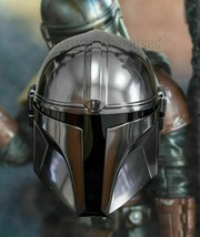 Medieval Knight Star Wars Mandalorian Armor Steel Helmet Medieval Armor Costume - £160.01 GBP