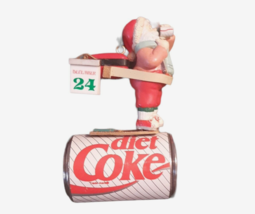 Diet Coke Santa Christmas Ornament 1993 Weight Loss - £13.96 GBP