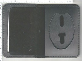 Leather Wallet for Concealed Weapons Carry Permit Badge CCW/CWP - $18.65