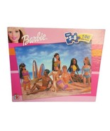2000 Mattel Barbie Jigsaw Puzzle 100 Pieces NIB Beach Party Swimming Sur... - $14.99