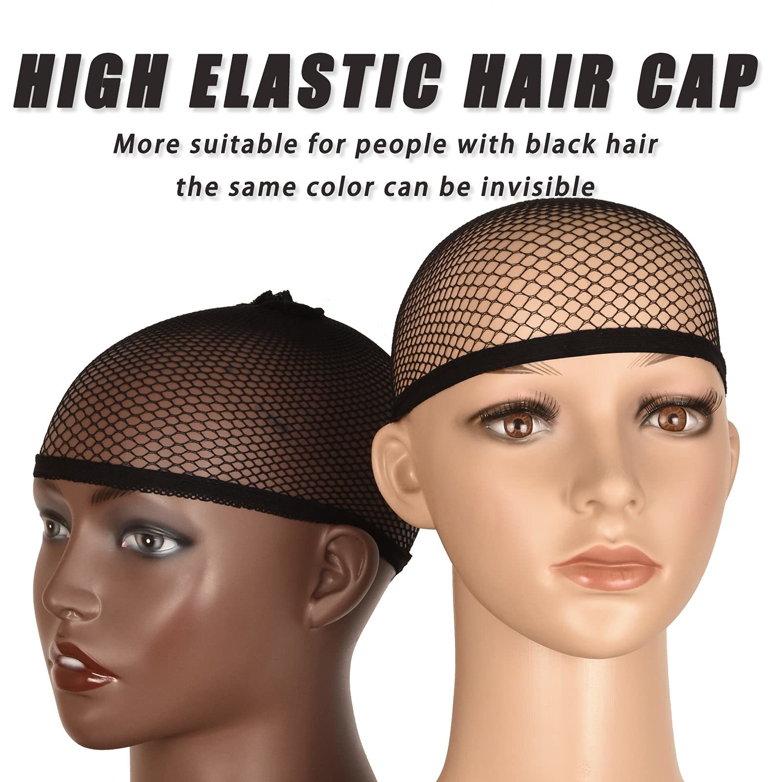 Primary image for Wig Caps,Smilco 10 Pieces Mesh Wig Cap Net,Weaving Hair Net,Fishnet Wig Cap For 