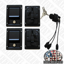 Security Black Lock Kit Door Handles &amp; Key Ignition Switch S-
show origi... - £294.51 GBP