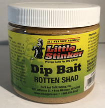 Famous Rare!Uncle Josh Little Stinker &#39;rotten Shad&#39; Dip 1ea 14oz Jar-SHIP N24HRS - £27.16 GBP