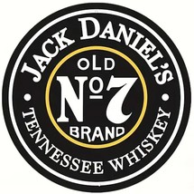 Jack Daniel&#39;s Tennessee Whiskey Novelty Metal Sign 8 inch Circle - £6.19 GBP