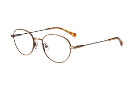 Editor Eyewear Antique Gold NICK Eyeglasses 48/19/140 - $24.70