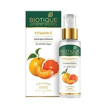 Biotique Vitamin C Dark Spot Solution Face Serum, 30ml (Pack of 1) E267 - $19.52