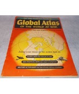 Matthews Northrup Global Atlas World at War 1943 WW2 Maps Insignia Chron... - $19.95