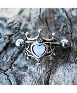 316L Stainless Steel Medieval Design Heart Crown - $30.90 CAD