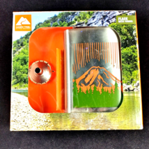 Stainless Steel Flask Ozark Trail with Mountain Scene 7.5 oz with Funnel NIP - £6.07 GBP