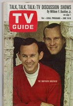 June 10 1967 TV Guide Magazine Smothers Brothers 1st Cover - £19.46 GBP