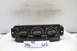 2000-2002 Chevy Silverado Tahoe AC Heater Climate Control 15753264 OEM 612 3H6 - £25.12 GBP